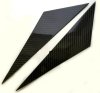 C6 Corvette Real Carbon Fiber A-Pillar Trim Set